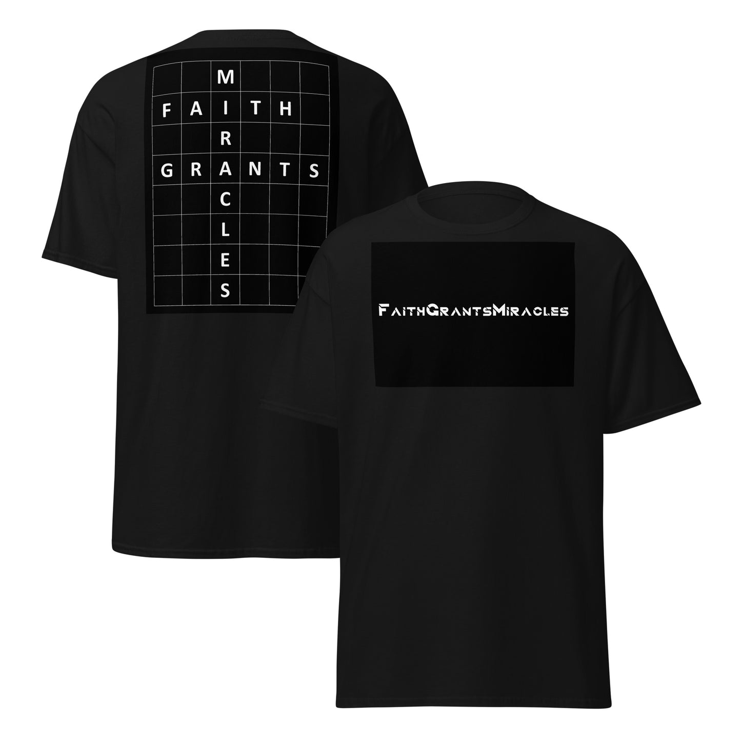 T-Shirt - Faith Black 2026